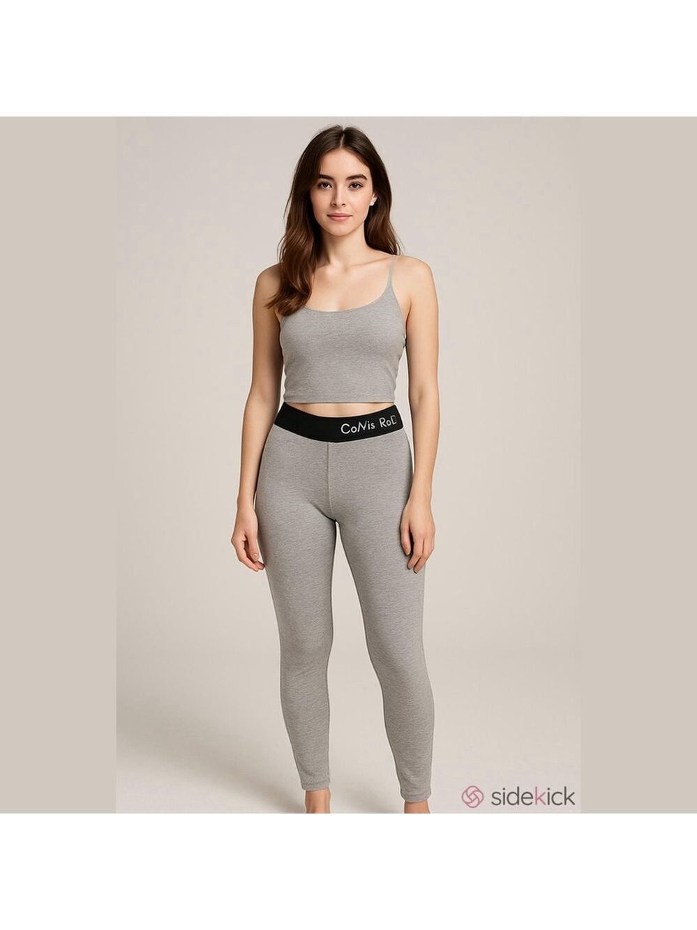 Women's Calvin Klein Performance Leggings Size L Grey Black